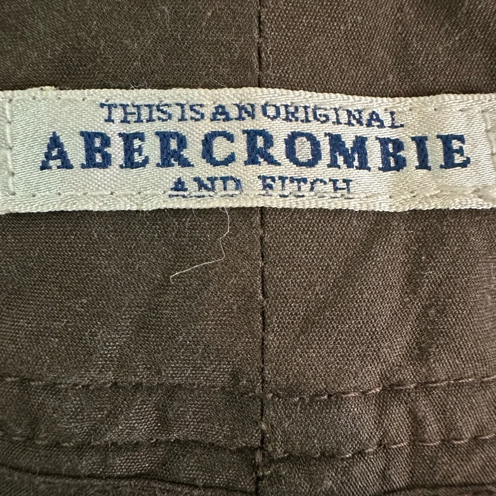 Abercrombie & Fitch Cargo Capris Wide Leg Straight Leg Corduroy Pants deadstock - Picture 4 of 8